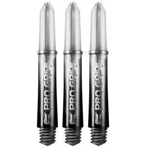 Target Pro Grip Vision Shafts Short Clear – Zwart