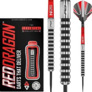Red Dragon Javelin Black 90% Tungsten Darts 22 Gram