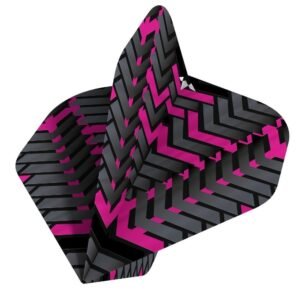 MISSION  – Vex – Dart Flights – 100 Micron – No2 – Black & Pink