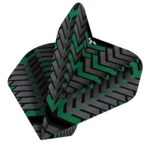 Mission – Vex – Dart Flights – 100 Micron – No2 – Black & Green