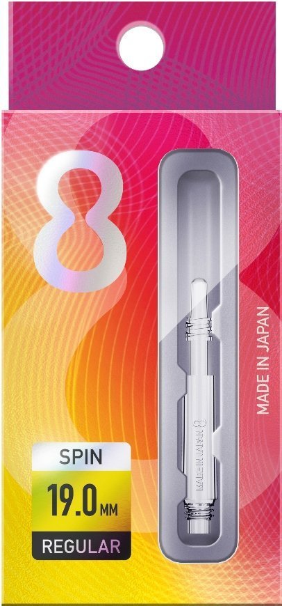 400309-8-Flight-Spin-19mm-Short-Clear-Package-1.jpg Target 8 Flight Shaft SPIN Clear Short