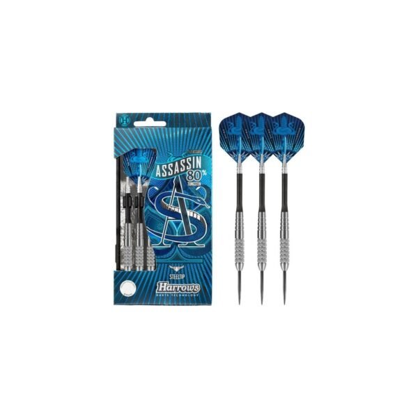 Harrows Assassin Standard 80% Tungsten Steeltip Darts 24 Gram