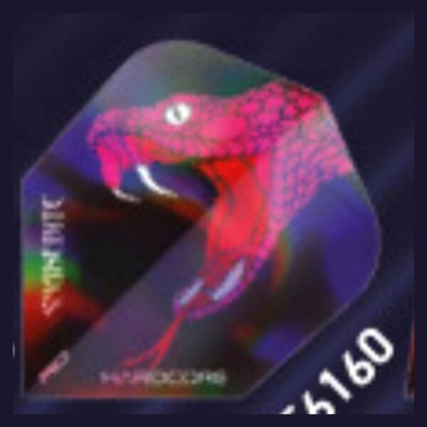 Red Dragon – Peter Wright Snakebite Holographic – Dart Flights – Standard No.2 – 100 Micron