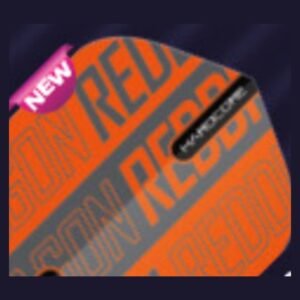 Red Dragon – Hardcore XT Orange & Black – Dart Flights – Standard No.2 – 100 Micron