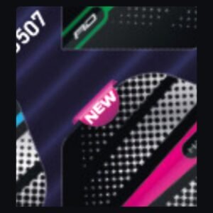 Red Dragon – Hardcore Radical Pink Flash – Dart Flights – Standard No.2 – 100 Micron