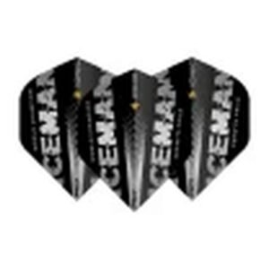 Red Dragon – Gerwyn Price Iceman World Champion Silver – Dart Flights – Standard No.2 – 100 Micron