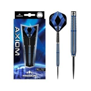 Mission Axiom M1 Blue Titanium 90% – 23 gram – Steeltip Dartpijlen