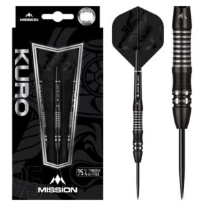 5057270082729_01.jpg Mission Kuro M2 Black Titanium 95% – 23 gram – Steeltip Dartpijlen