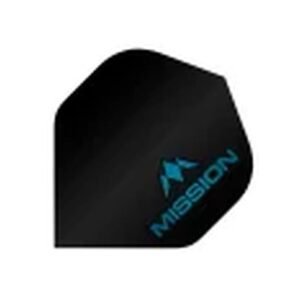 Mission – Logo – Dart Flights – No2 – 100 Micron – Blue logo