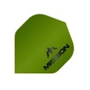Mission – Logo – Dart Flights – No2 – 100 Micron – matt Green