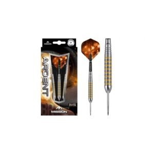 Mission Ardent M2 Brass – 24 gram – Steeltip Dartpijlen