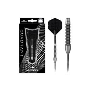 Mission Quadrant M3 Quad Grip 90% – 25 gram – Steeltip Dartpijlen