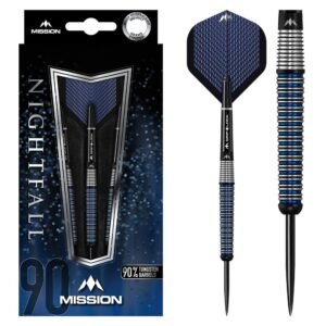 Mission Nightfall M3 Taper 90% – 25 gram – Steeltip Dartpijlen