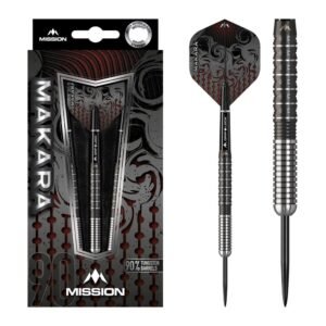 Mission Makara M1 Graphite PVD 90% – 24 gram – Steeltip Dartpijlen