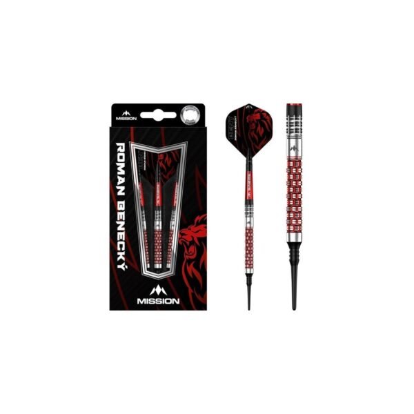Mission Roman Benecký 90% Tungsten Softtip Darts 18 Gram
