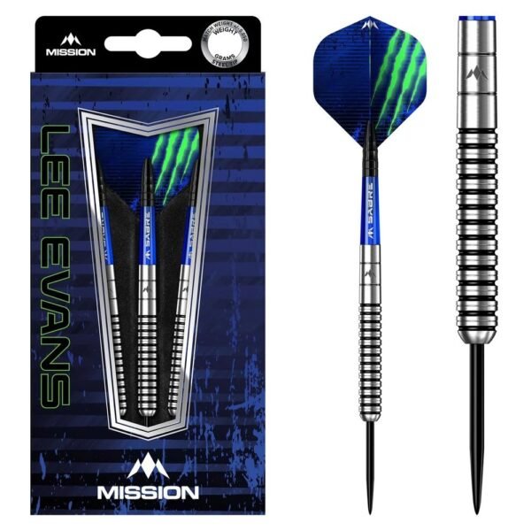 5057270281023_01.jpg Mission Lee Evans Evz Electro Black 90% – 23 gram – Steeltip Dartpijlen