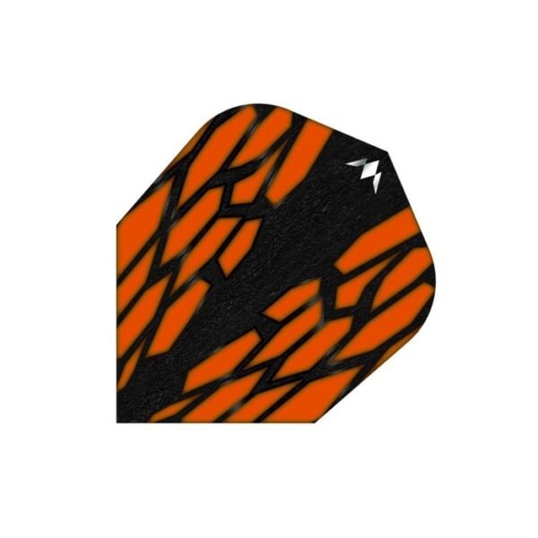 Mission – Solo – Dart Flights – No6 – 100 Micron – Magma Orange