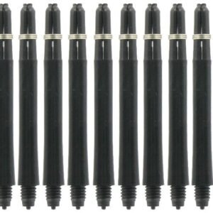 bulls Nylon Shafts +ring Short Black (5-pack)