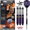 bulls Darts Dirk van Duijvenbode Aubergenius Purple Titanium 90% Tungsten 23 gram