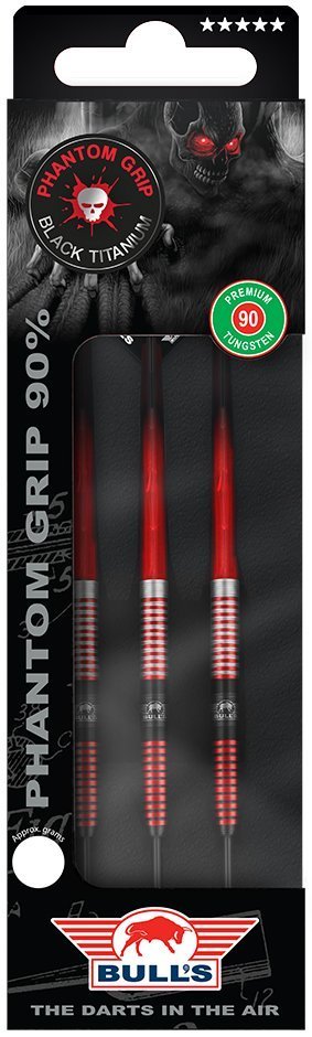 bulls Phantom Grip 90% Tungsten Darts 23 Gram