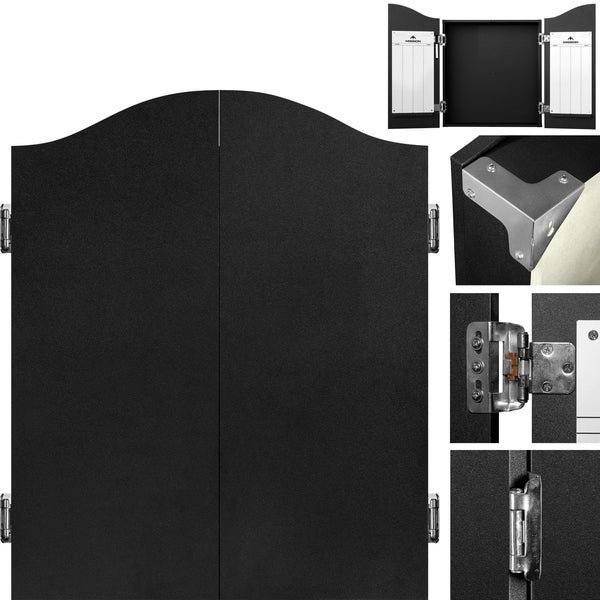 Mission Dartbord Deluxe Cabinet – Zwart