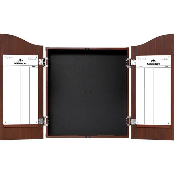 Mission Dartbord Deluxe Cabinet – Sedona Red