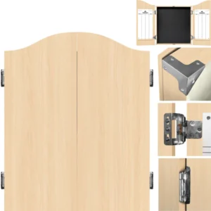 Mission Dartbord Deluxe Cabinet – Licht Oak