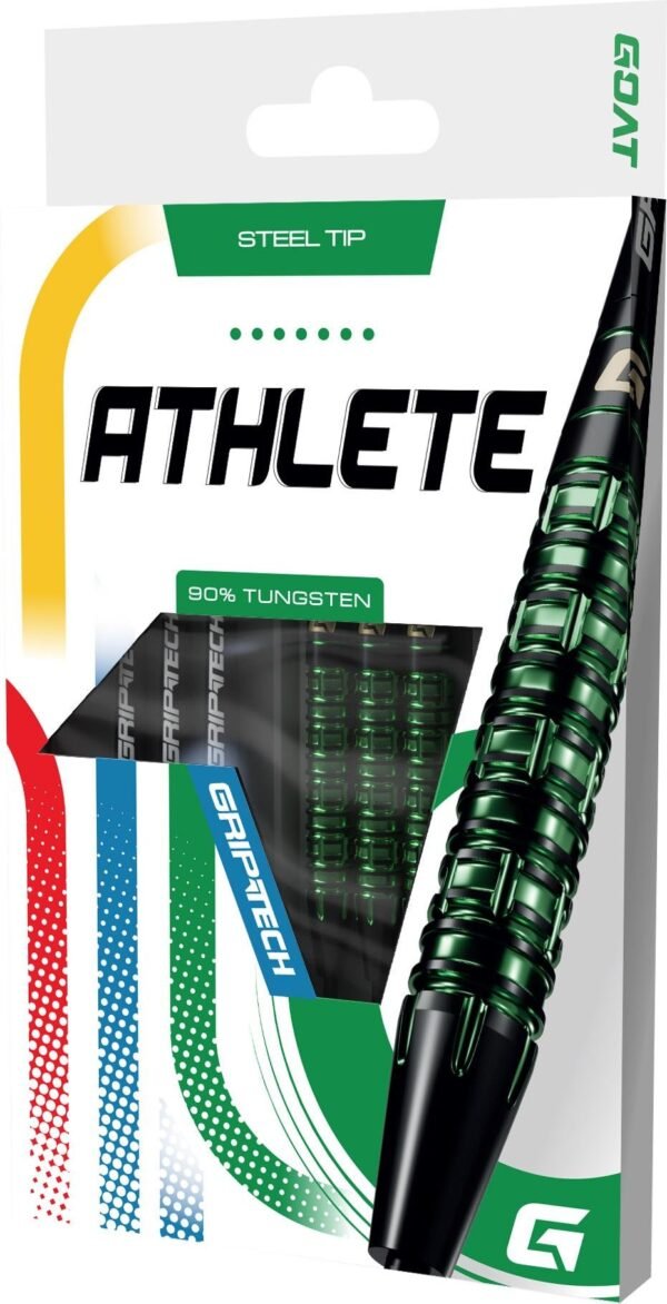 GOAT ATHLETE BLACK GREEN – Dartpijlen – 25 Gram