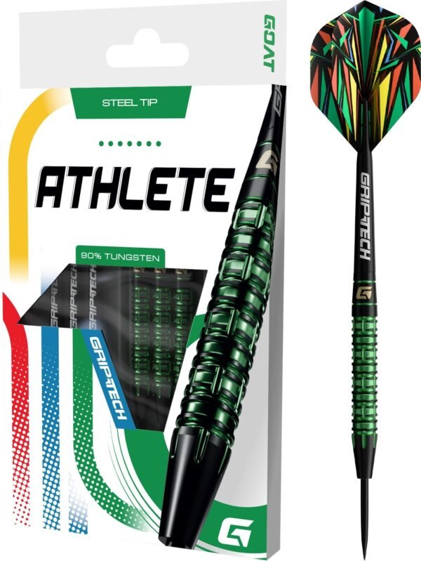 GOAT ATHLETE BLACK GREEN – Dartpijlen – 25 Gram