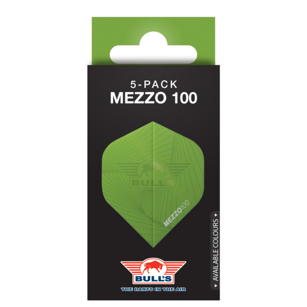 Bull’s Flights Mezzo 100 nr.2 Green 5 Pack