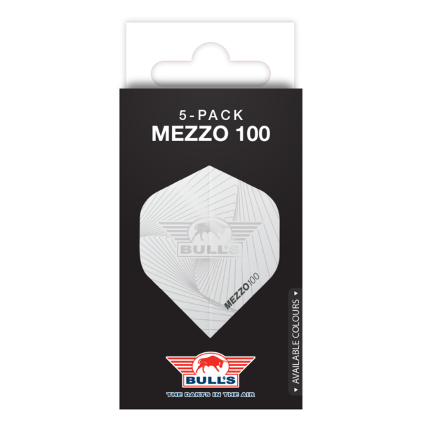 Bull’s Flights Mezzo 100 nr.2 White 5 Pack