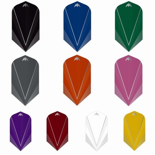 Mission – Shades – Dart Flights – 100 micron – Slim – Blue