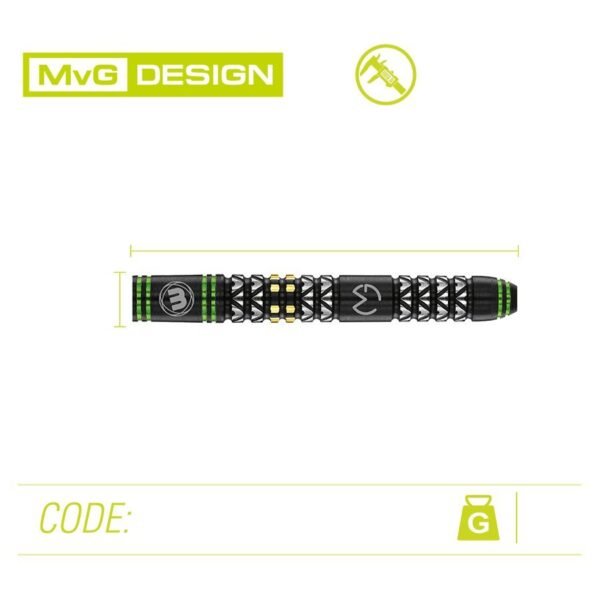 Winmau-Steeltip-Micheal-van-Gerwen-Vantage-90-Dims-2.jpg Winmau Michael van Gerwen Vantage 90% 22 Gram