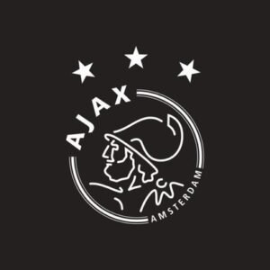Dartmat Ajax Zwart Met Ajax Logo – 285 x 80 cm