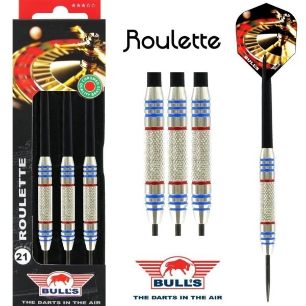 bulls Roulette Nickel Silver Brass Darts 22 Gram