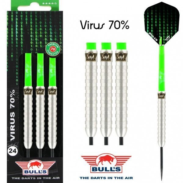 bulls Virus 70% Tungsten Darts 24 Gram