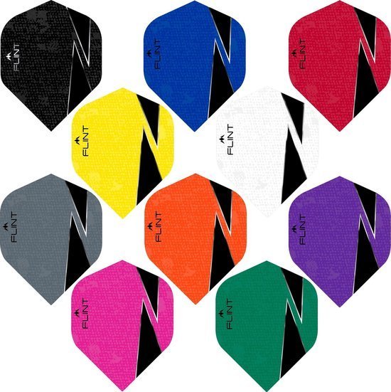 Mission – Flint X – Dart Flights – 100 micron No2 – STD – Yellow