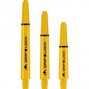 Mission Grip Lock Dart Shafts Medium Geel