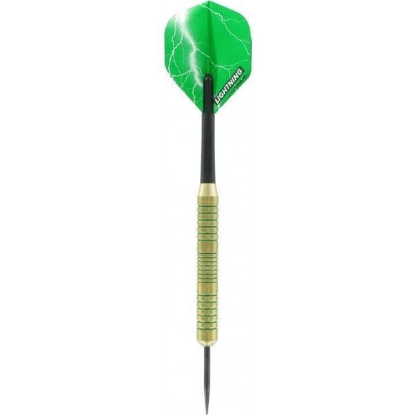 mckicks_arrow_greens_23_barrel.jpg McKicks Arrow Greens Silver Brass Darts 23 Gram