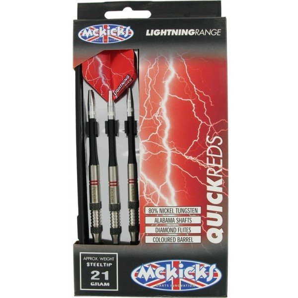 McKicks Quick Reds 80% Tungsten Darts 25 Gram