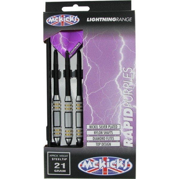 McKicks Rapid Purples Brass Darts 24 Gram