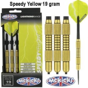 McKicks Speedy Yellow Brass Darts 19 Gram