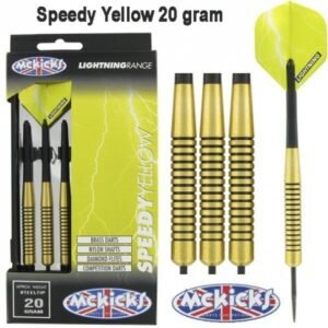 McKicks Speedy Yellow Brass Darts 20 Gram