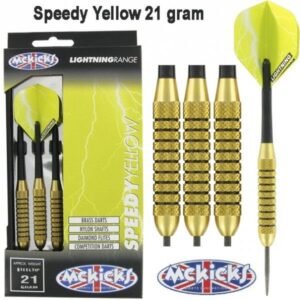 McKicks Speedy Yellow Brass Darts 21 Gram