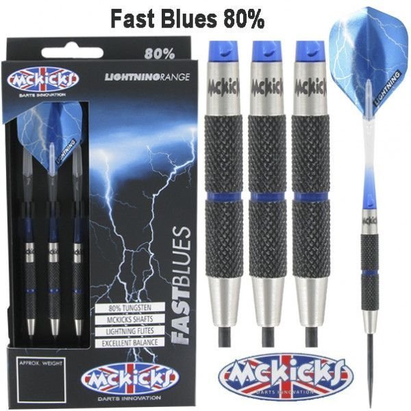 McKicks Fast Blues 80% Tungsten Darts 21 Gram