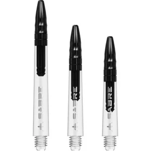 Mission Sabre Dart Shafts – Inbetween – Clear – Black Top