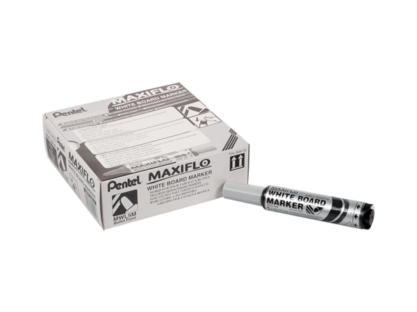 Pentel Maxiflow Whiteboard Marker Doos van 12 Stuks