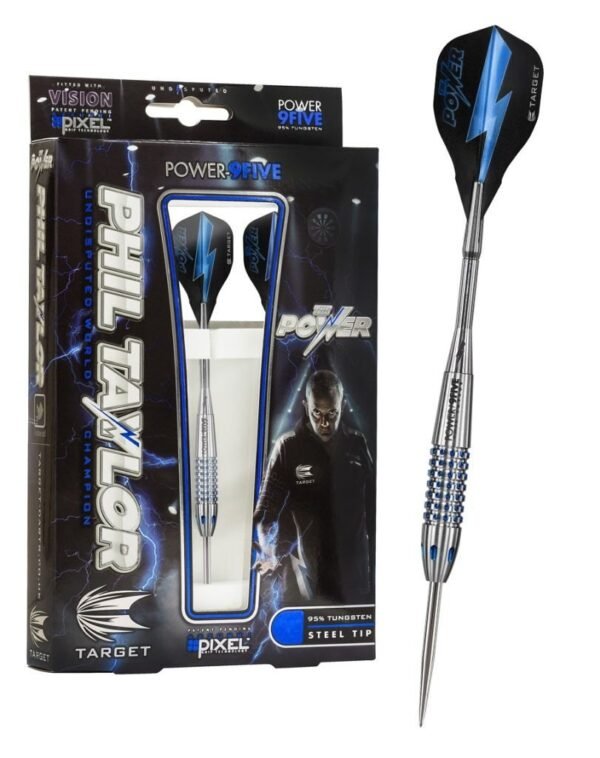 phil-taylor-9five-2.jpg Target Phil Taylor, Power 9Five Gen 1. 95% Tungsten 24 gram darts