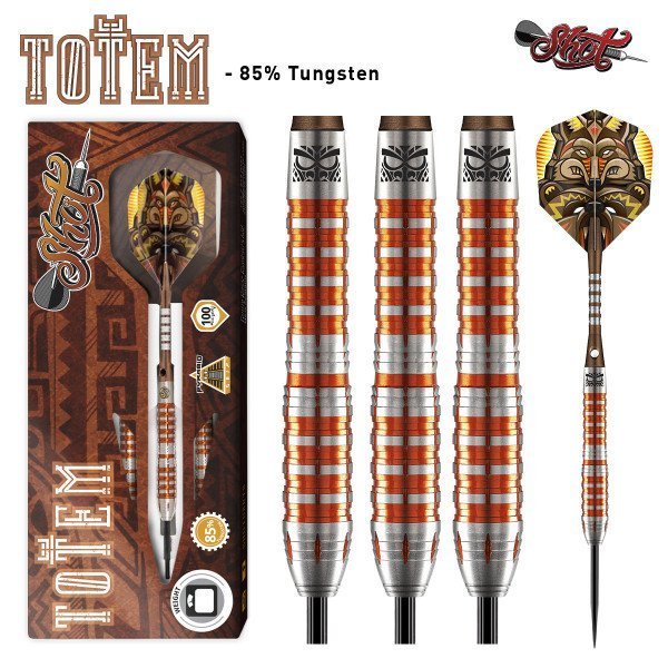 shot_steeltip_totem_85_3_total.jpg Shot Totem 3 85% Tungsten Darts 27 Gram