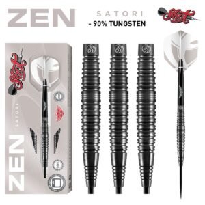 shot_steeltip_zen_steeltip_satori_total-1.jpg Shot Zen-Satori 90% Tungsten Darts 23 Gram Black